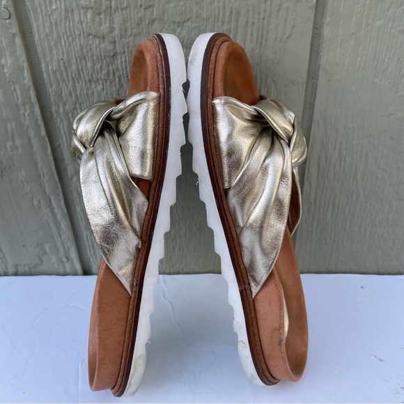 Anthropologie slippers Golden Strap Women's size 36 Made in Spain,Summery,Beach - Picture 10 of 14